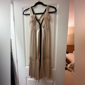 Alberta ferretti blush dress with slip